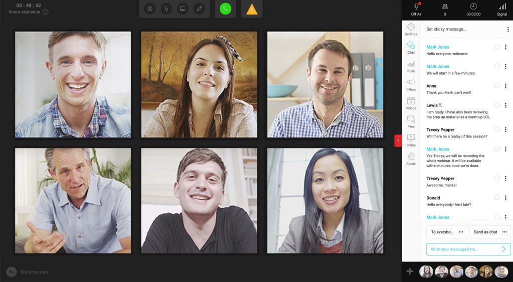 Virtual events unlock business opportunities (Image source: WebinarJam)